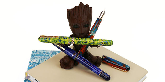 gioia_metis_fountain_pens_3_new_colors_2024_with_groot