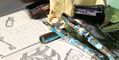 dominant_industry_ink_archiving_book_volume_2_log_of_elixir_opened_with_pens