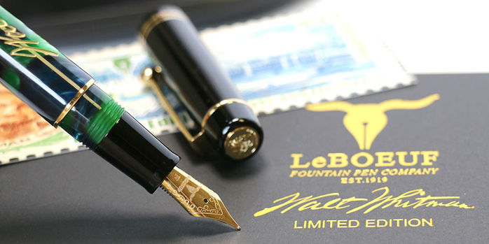 leboeuf_limited_edition_walt_whitman_fountain_pen_uncapped