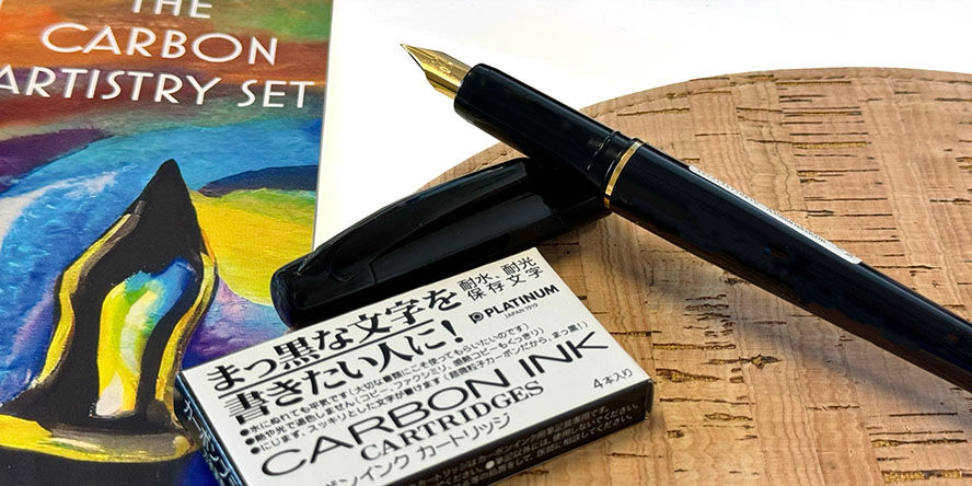 Platinum Carbon Artistry Gift Set Fountain Pens platinum_carbon_artistry_set_for_gifting