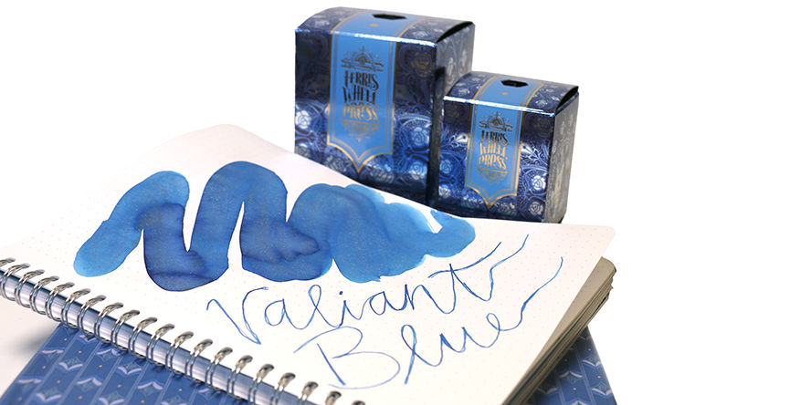 Valiant Blue | Fountain Pen Ink | FerriTales | The Beauty and the Beast