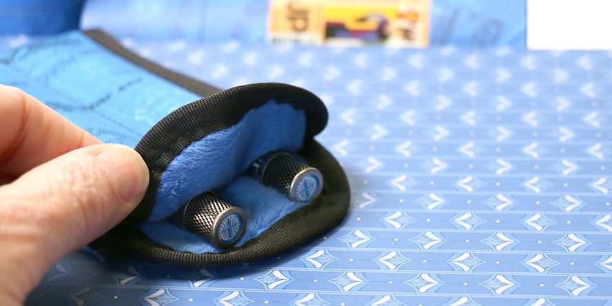 Rickshaw Bagworks Double Pen Sleeve Pen Carrying Cases rickshaw_retro_51_panam_double_pen_sleeve_with_pens_inside