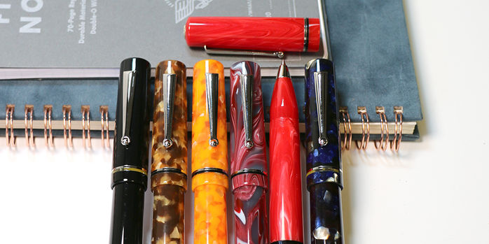 delta_spaccanapoli_rollerball_pens_one_uncapped