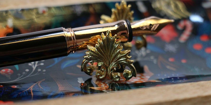 Dominant Industry Brass Pen Rests & Display Cases dominant_industry_brass_pen_rests