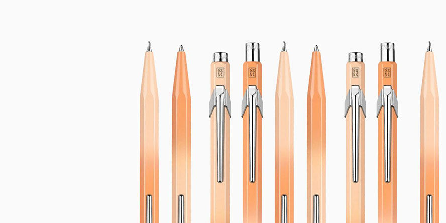 CARAN D'ACHE Mine per Penna a Sfera 849 8428.100 nero, medium Blister