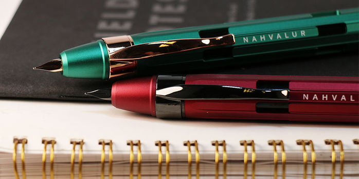 nahvalur_eclipse_ruby_and_emerald_fountain_pes_nibs