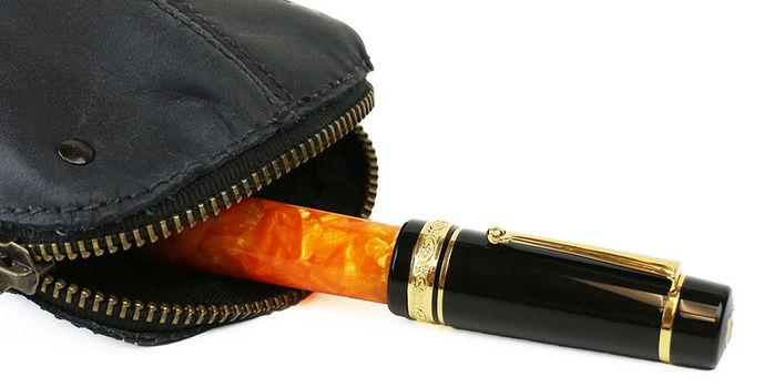 delta_dv_original_oversize_rollerball_pens_in_sharK_zipper_case