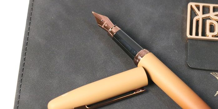sheaffer_vfm_coffee_edition_fountain_pen_uncapped