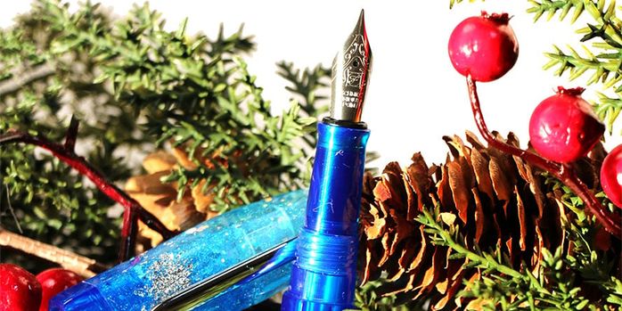 benu_limited_edition_christmas_astrogem_fountain_pens_nib