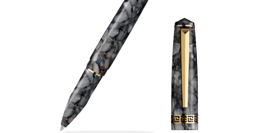 Laban Rosa Rollerball Pens laban_rosa_rollerball_ice_crack_pen