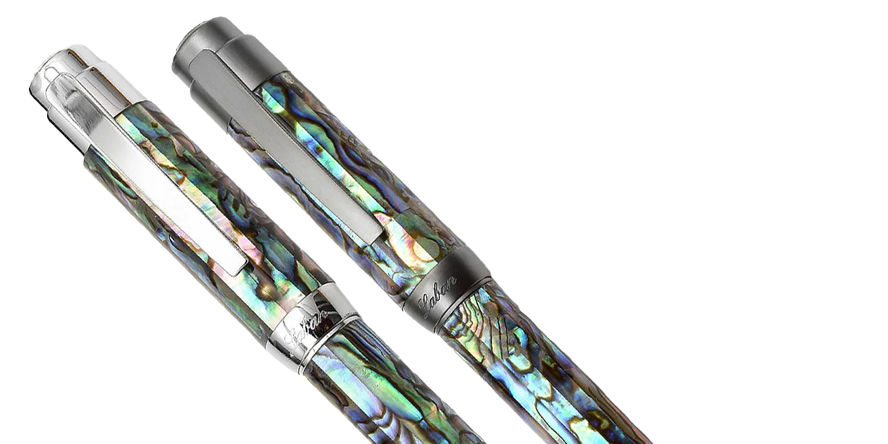 Laban Abalone Rollerball Pens laban_abalone_rollerballs