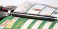 monteverde_dakota_raw_flame_fountain_pen_capped_in_planner