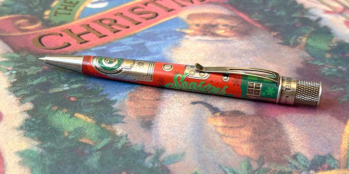 retro_51_lionel_trains_tornado_rollerball_pen_christmas_lights_express_on_book