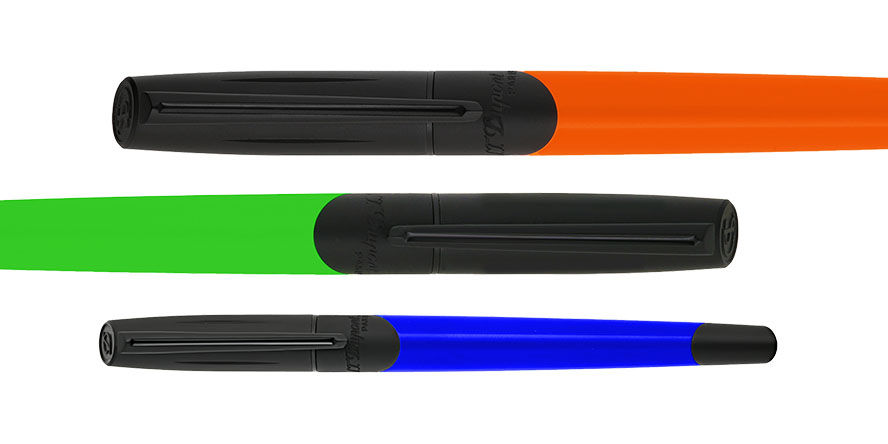 S.T. Dupont Fluo Defi Millennium Rollerball Pens st_dupont_fluo_defi_millennium_rollerballs