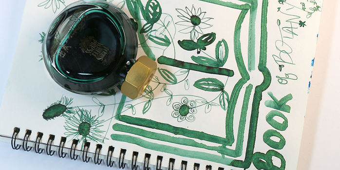 ferris_wheel_press_moss_brothers_book_of_botany_ink_swatch_in_notebook