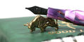 sassy_brassy_bull_pen_rest_with_conklin_1898_fountain_pens