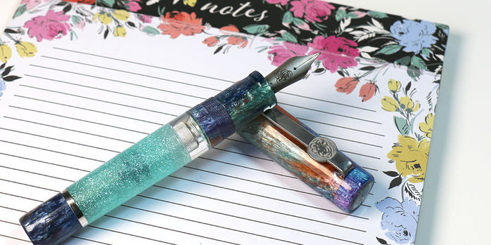 hinze_b46_konig_port_of_portland_pen_chalet_edition_fountain_pens_tiffany_blue_barrel
