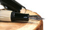opus_88_buffalo_horn_fountain_pen_uncapped