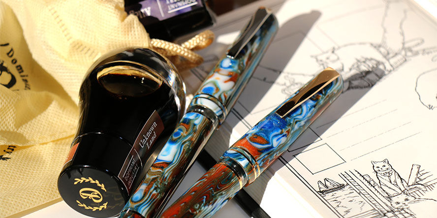 Dominant Industry アルケミストインク6本セット Gioia Pen Italia x Dominant Industry Alchemist's Elixir Pen & Ink Set