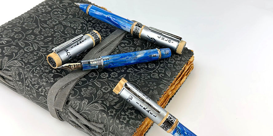 Conklin Israel 75 Diamond Jubilee LE Set Ballpoint and Fountain Pens conklin_israel_75_diamond_jubilee_le_set_ballpoint_and_fountain_pens