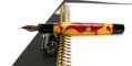 leboeuf_l_frank_baum_the_yellow_brick_road_fountain_pen_on_notebook