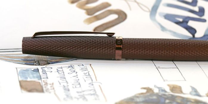 diplomat_viper_brown_rolllerball_pen