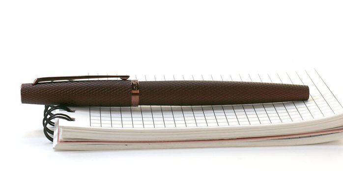 diplomat_viper_brown_rolllerball_pen_capped