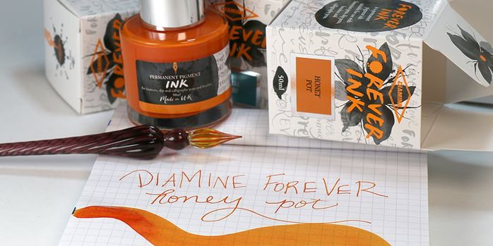 diamine_forever_fountain_pen_inks_honey_pot_swatch