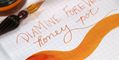 diamine_forever_fountain_pen_inks_honey_pot_swatch_up_close