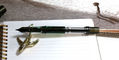 sassy_brassy_whale_pen_rest_with_monteverde_mp1_fountain_pen_with_ko_muyneon_art