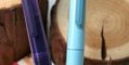 sailor_compass_tuzu_special_edition_fountain_pens_light_blue_and_translucent_violet_up_close