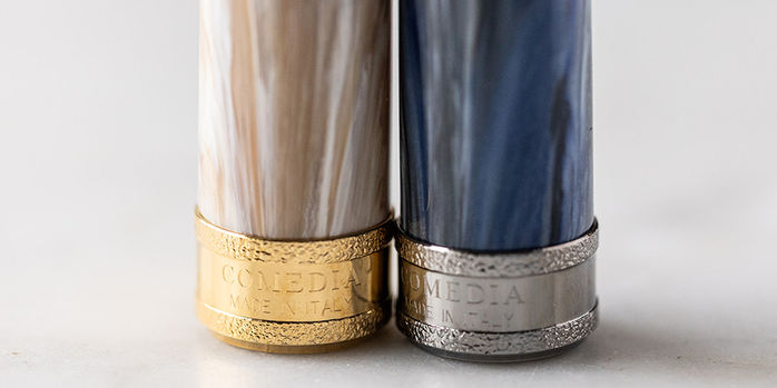 visconti_limited_edition_comedia_virgilio_and_caronte_rollerball_pens_caps_up_close