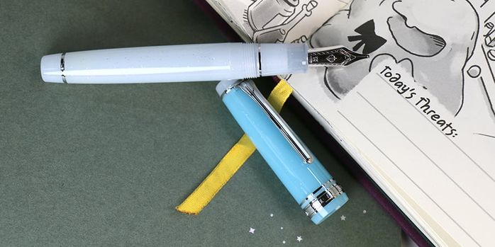 sailor_pro_gear_sapporo_snow_festival_fountain_pen_uncapped
