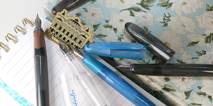nahvalur_triad_fountain_pens_all_uncapped