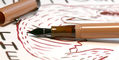 opus_88_demo_pvd_mocha_mousse_fountain_pen_nib_up_close