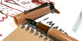 opus_88_demo_pvd_mocha_mousse_fountain_pen_uncapped_on_pen_rest