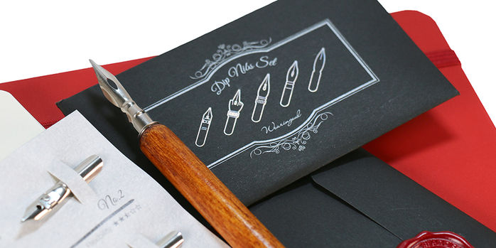 wearingeul_wood_holder_with_nibs_set