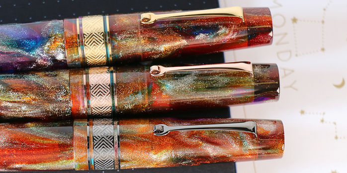 leonardo_officina_italiana_supernova_2025_limited_edition_fountain_pens_all_capped_up_close