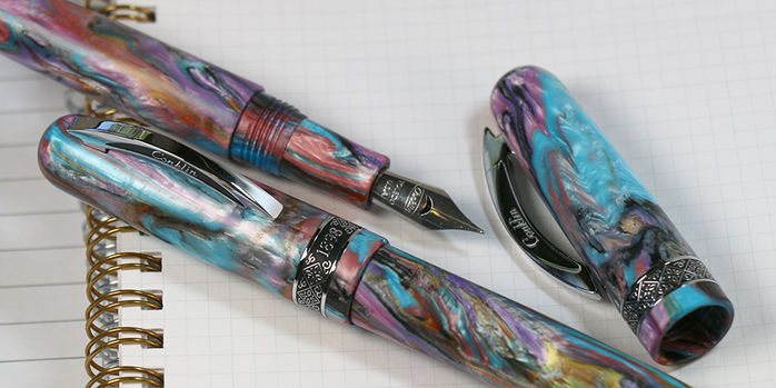 conklin_1898_collection_fountain_pens_on_notebook