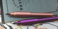 monteverde_axis_matte_purple_and_matte_champagne_fountain_pens