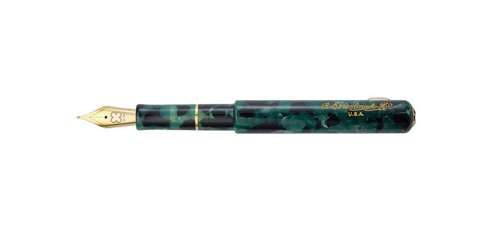 esterbrook_evergreen_niblet_fountain_pens_uncapped