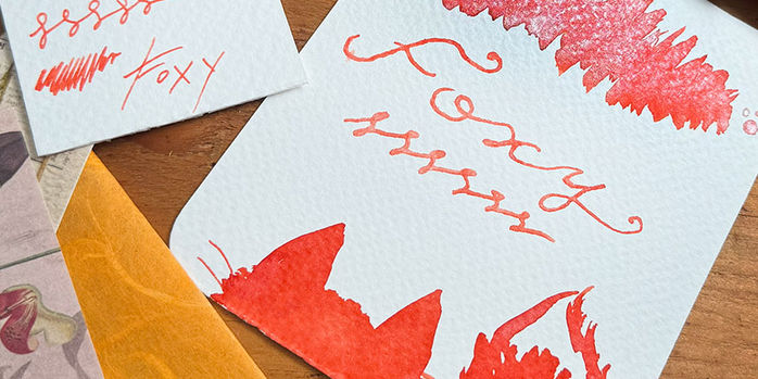 monteverde_2025_dc_supershow_foxy_orange_ink_swatch_and_writing_sample