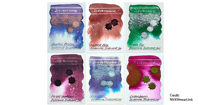 Diamine_Black_edition_ink_swatches_1_by_Nick_Stewart