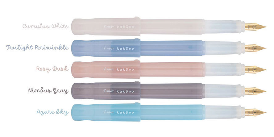 Pilot Kakuno Madoromi  Fountain Pens pilot_kakuno_madoromi_fountain_pens_4_colors