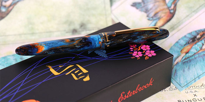 esterbrook_x_bungubox_kingfisher_estie_fountain_pens_capped