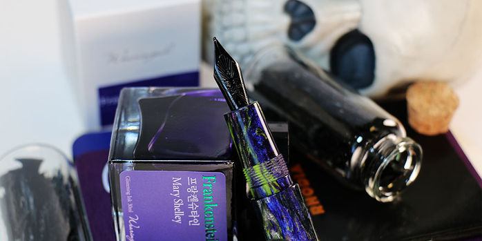 leonardo_x_wearingeul_frankenstein_fountain_pen_and_ink_box_set_stainless_steel_black_plated_nib