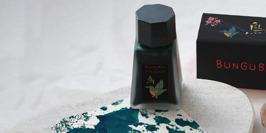 Esterbrook x BUNGUBOX Kingfisher Edition Teal Fountain Pen Ink esterbrook_x_bungubox_kingfisher_teal_ink