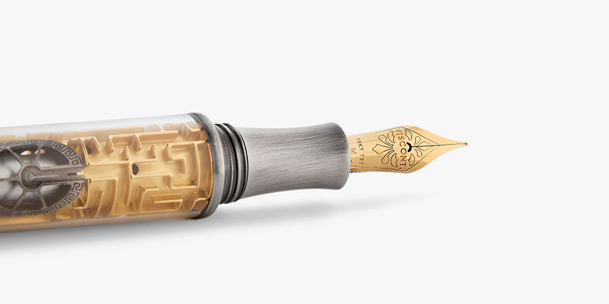 [週末価格]VISCONTI Gold Point №1 世界365本限定 Visconti Limited Edition Maze Fountain Pens