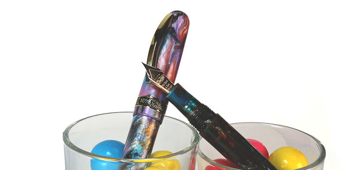 conklin_1898_limited_edition_primary_manipulation_fountain_pens_one_nib_out