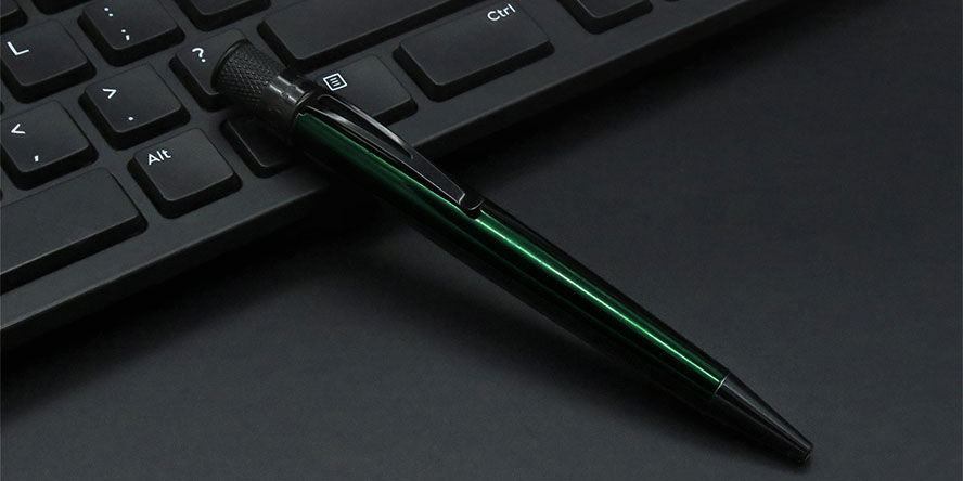 Retro 51 Stealth Lacquer Tornado Rollerball Pens retro_51_stealth_lacquer_emerald_green_tornado_rollerball_pens